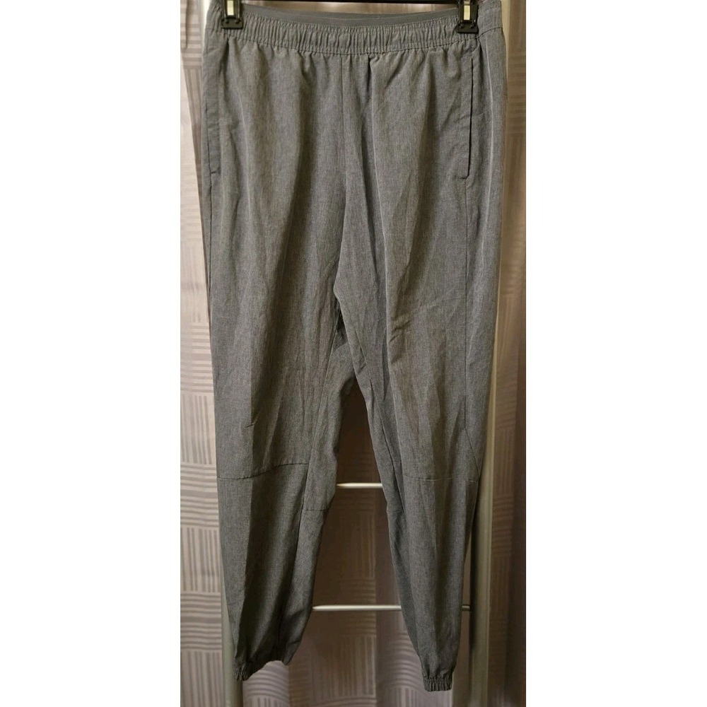 Skora Men's‎ Size M Joggers Pants Quick Dry Zip Ankle Gray Drawstring Stretch